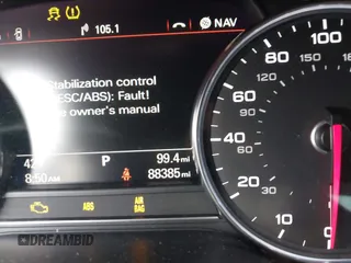 2017 Audi A8 L with VIN WAU44AFDXHN006857, listed as a IAAI auction lot 41758062 with 88,385 mi miles. Bid and sale history available at carsss.com. Image 7.