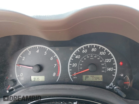 2010 Toyota Corolla with VIN JTDBU4EE1A9096307, listed as a IAAI auction lot 42232779 with 77,253 mi miles and . Bid and sale history available at DreamBid. Image 7.
