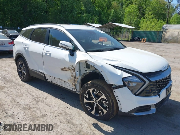 2023 Kia Sportage EX with VIN KNDPVCAG1P7072520, listed as a IAAI auction lot 42144538 with 68,375 mi miles and . Bid and sale history available at DreamBid. Image 1.