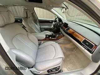2011 Audi A8 with VIN WAURVAFD7BN018734, listed as a Copart auction lot 63735055 with 79,694 mi miles and Clean title. Bid and sale history available at DreamBid. Image 5.