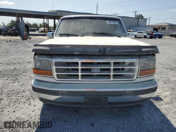1993 Ford F-150 with VIN 1FTEX15H9PKA01412, listed as a Copart auction lot 54671975 with Not provided miles and Salvage title. Bid and sale history available at DreamBid. Image 5.