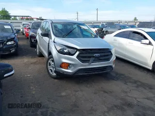2018 Ford Escape S with VIN 1FMCU0F7XJUA78863, listed as a IAAI auction lot 41974548 with 54,179 mi miles and . Bid and sale history available at DreamBid. Image 1.