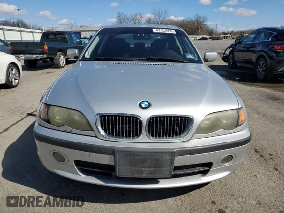 2004 BMW 3 Series 330xi with VIN WBAEW53444PG11808, listed as a Copart auction lot 47438665 with 145,210 mi miles and Salvage Title. Bid and sale history available at carsss.com. Image 5.