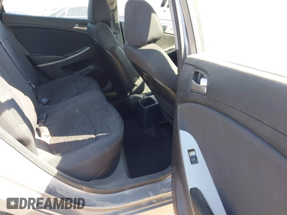 2016 Hyundai Accent SE with VIN KMHCT5AE8GU247843, listed as a IAAI auction lot 41672555 with 121,510 mi miles. Bid and sale history available at carsss.com. Image 8.