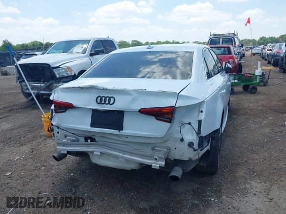 2017 Audi A4 Premium Plus with VIN WAUENAF48HN039373, listed as a IAAI auction lot 42519192 with 120,760 mi miles and . Bid and sale history available at DreamBid. Image 17.