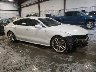 2016 Audi A7 3.0 Premium Plus with VIN WAUWGAFC3GN091076, listed as a Copart auction lot 45896875 with 114,736 mi miles and Salvage Title. Bid and sale history available at carsss.com. Image 4.