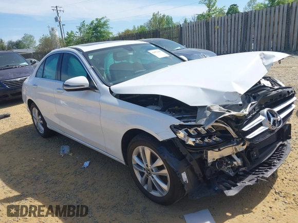 2019 Mercedes-Benz C 300 with VIN 55SWF8EB2KU316763, listed as a IAAI auction lot 42072583 with 61,664 mi miles and . Bid and sale history available at carsss.com. Image 1.