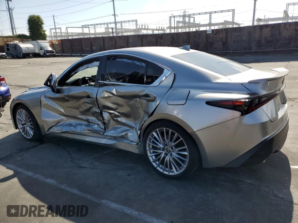 2022 Lexus IS 300 with VIN JTHDA1D27N5119009, listed as a Copart auction lot 54622045 with 9,122 mi miles and Salvage title. Bid and sale history available at DreamBid. Image 2.