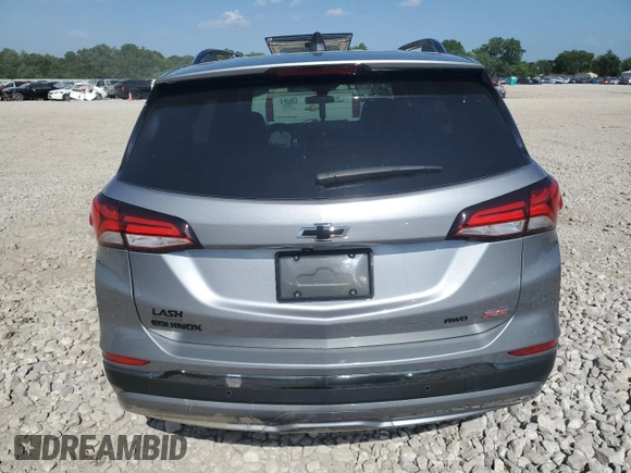 2023 Chevrolet Equinox RS with VIN 3GNAXWEG4PL254467, listed as a Copart auction lot 61818185 with 35,633 mi miles and Salvage title. Bid and sale history available at DreamBid. Image 6.