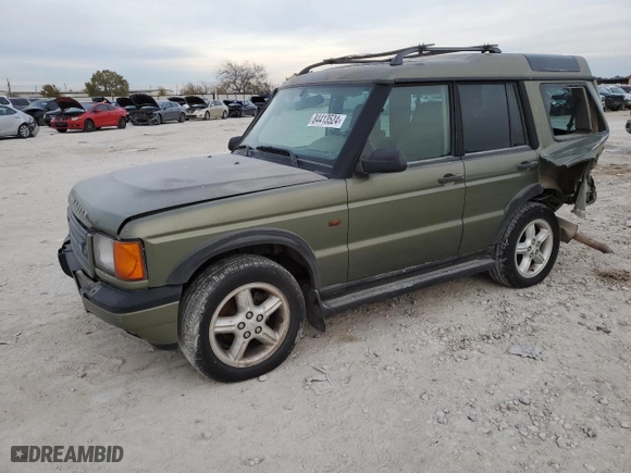 2000 Land Rover Discovery Series II w/Cloth with VIN SALTY1247YA236168, listed as a Copart auction lot 84413524 with 179,465 mi miles and Salvage Title. Bid and sale history available at carsss.com. Image 1.