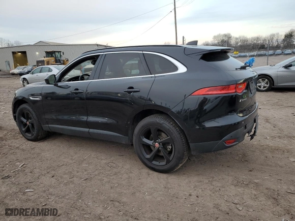 2017 Jaguar F-PACE 35t Prestige with VIN SADCK2BV5HA497679, listed as a Copart auction lot 46810755 with 91,765 mi miles and Salvage Title. Bid and sale history available at carsss.com. Image 2.