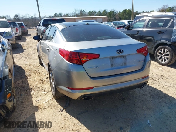 2013 Kia Optima EX with VIN 5XXGN4A76DG133515, listed as a IAAI auction lot 41757610 with 144,569 mi miles and . Bid and sale history available at carsss.com. Image 3.