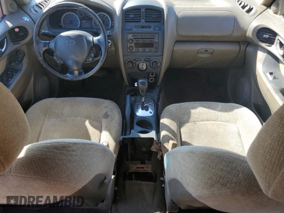 2005 Hyundai Santa Fe GLS with VIN KM8SC13D65U936463, listed as a Copart auction lot 67032944 with 186,292 mi miles and Salvage Title. Bid and sale history available at DreamBid. Image 8.