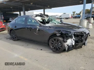 2024 Mazda 3 S Select Sport with VIN 3MZBPABM8RM423314, listed as a Copart auction lot 44885305 with 3,561 mi miles and Non Repairable. Bid and sale history available at DreamBid. Image 4.
