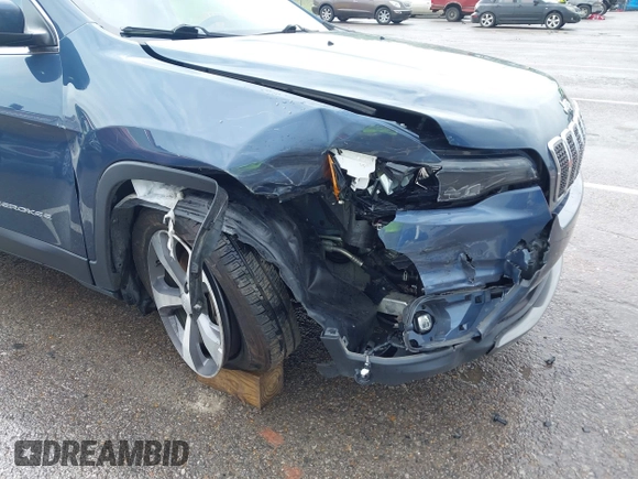 2020 Jeep Cherokee High Altitude with VIN 1C4PJLDN5LD636199, listed as a IAAI auction lot 42086834 with 66,101 mi miles and . Bid and sale history available at DreamBid. Image 6.
