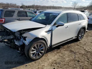 2024 Mazda CX-90 3.3 Turbo Premium Plus with VIN JM3KKEHD8R1101289, listed as a Copart auction lot 46277815 with 12,693 mi miles and Salvage Title. Bid and sale history available at carsss.com. Image 1.
