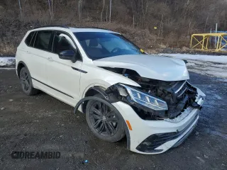 2022 Volkswagen Tiguan SE R-Line Black with VIN 3VV8B7AX8NM080395, listed as a Copart auction lot 43749965 with Not Provided miles and Salvage Title. Bid and sale history available at DreamBid. Image 4.