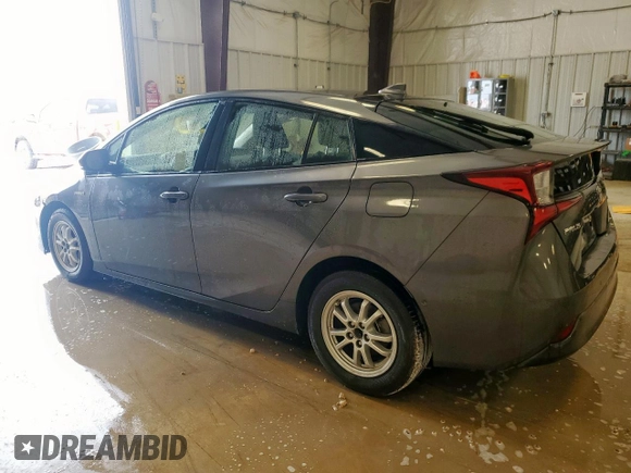 2019 Toyota Prius L Eco with VIN JTDKARFUXK3094684, listed as a Copart auction lot 57084325 with 105,940 mi miles and Clean title. Bid and sale history available at DreamBid. Image 2.
