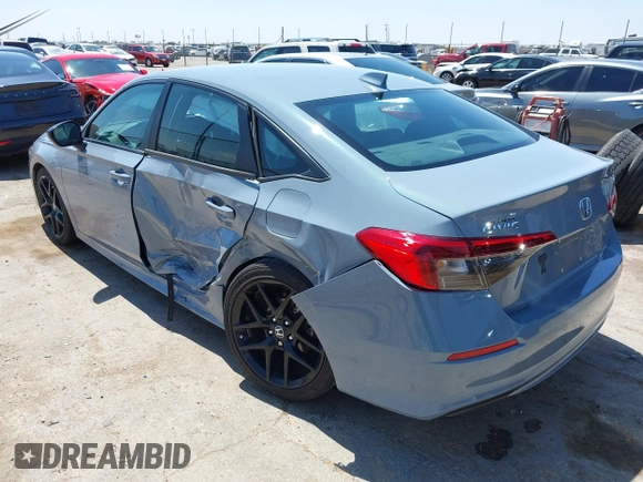 2024 Honda Civic Sport with VIN 2HGFE2F57RH526680, listed as a IAAI auction lot 42035998 with 12,188 mi miles and . Bid and sale history available at DreamBid. Image 3.