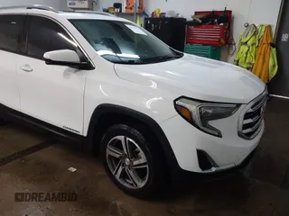 2018 GMC Terrain SLT with VIN 3GKALVEVXJL319704, listed as a IAAI auction lot 41595936 with 71,720 mi miles. Bid and sale history available at carsss.com. Image 1.