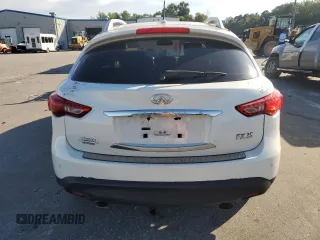 2012 Infiniti FX35 with VIN JN8AS1MW4CM156367, listed as a Copart auction lot 71313784 with 166,385 mi miles and Non Repairable. Bid and sale history available at carsss.com. Image 6.