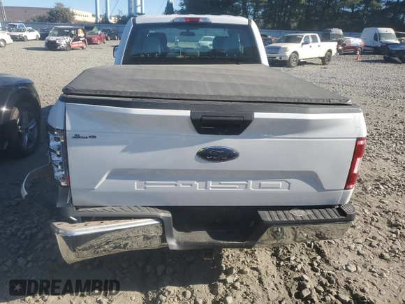 2020 Ford F-150 XL with VIN 1FTEX1EB8LFB83747, listed as a Copart auction lot 75006024 with 82,262 mi miles and Salvage Title. Bid and sale history available at carsss.com. Image 6.