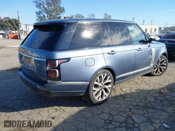 2022 Land Rover Range Rover Westminster z VIN SALGS2RU2NA460782, wystawiony jako IAAI lot #41603429 z przebiegiem 55 166 mil mil oraz . Historia ofert i sprzedaży dostępna na DreamBid. Obrazek 4.