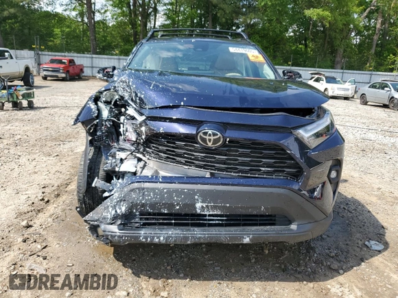 2025 Toyota RAV4 XLE Premium with VIN 2T3C1RFV6SW367064, listed as a Copart auction lot 54419605 with 5,916 mi miles and Salvage title. Bid and sale history available at DreamBid. Image 5.