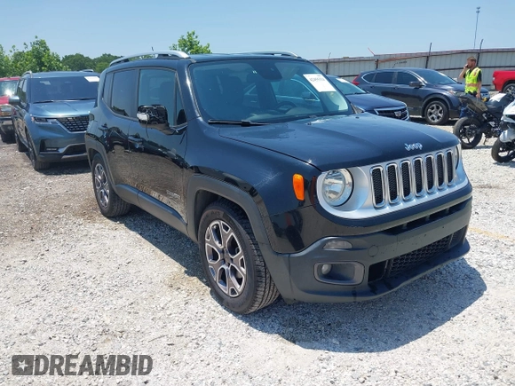 2015 Jeep Renegade Limited z VIN ZACCJADT1FPB36970, wystawiony jako IAAI lot #42455334 z przebiegiem 150 516 mil mil oraz . Historia ofert i sprzedaży dostępna na DreamBid. Obrazek 1.