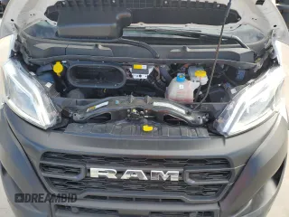 2023 Ram ProMaster Cargo with VIN 3C6LRVAG9PE545344, listed as a Copart auction lot 82880464 with 11,568 mi miles and Clean Title. Bid and sale history available at DreamBid. Image 11.
