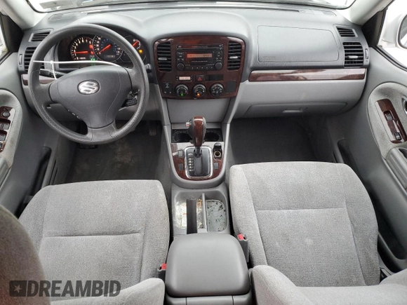 2005 Suzuki XL7 LX with VIN JS3TX92V654108114, listed as a Copart auction lot 81158564 with 130,384 mi miles and Salvage title. Bid and sale history available at DreamBid. Image 8.