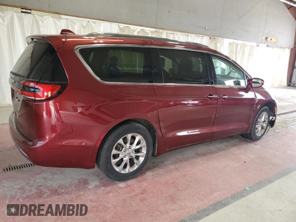 2021 Chrysler Pacifica Touring L z VIN 2C4RC1BG8MR513572, wystawiony jako Copart lot #58347025 z przebiegiem 16 535 mil mil oraz Szkoda całkowita • Salvage title. Historia ofert i sprzedaży dostępna na DreamBid. Obrazek 3.