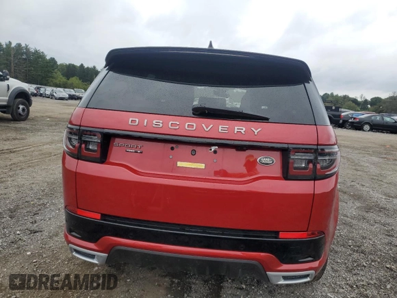 2020 Land Rover Discovery Sport S R-Dynamic with VIN SALCT2FX3LH865953, listed as a Copart auction lot 72906964 with 0 mi miles and Salvage Title. Bid and sale history available at carsss.com. Image 6.