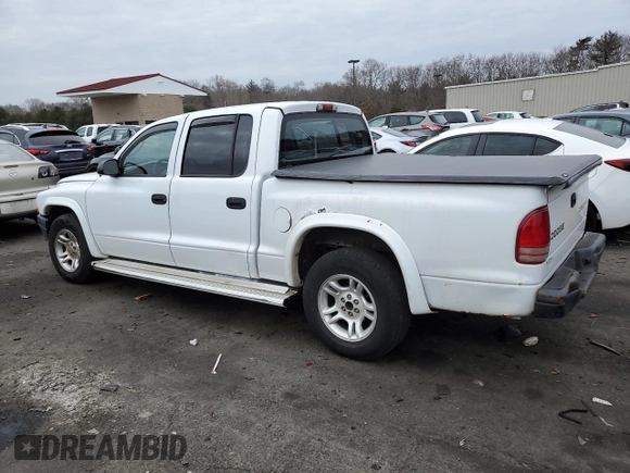 2003 Dodge Dakota Sport with VIN 1D7HL38X23S325843, listed as a Copart auction lot 47229595 with 248,467 mi miles and Salvage Title. Bid and sale history available at carsss.com. Image 2.