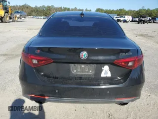 2019 Alfa Romeo Giulia Ti Sport with VIN ZARFAMBN5K7601797, listed as a Copart auction lot 79797254 with 68,077 mi miles and Salvage Title. Bid and sale history available at carsss.com. Image 6.