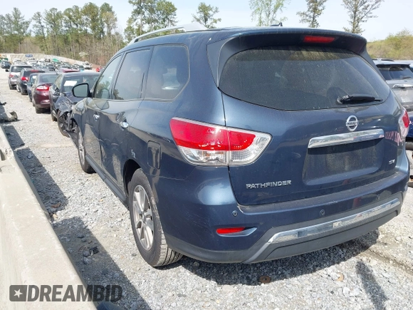 2015 Nissan Pathfinder Platinum with VIN 5N1AR2MN9FC649696, listed as a IAAI auction lot 41931888 with 181,013 mi miles and . Bid and sale history available at DreamBid. Image 3.