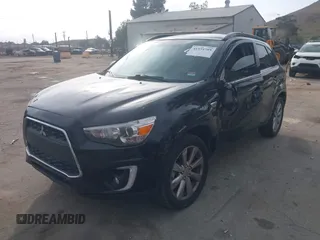 2015 Mitsubishi Outlander Sport 2.4 GT with VIN 4A4AP4AW0FE058530, listed as a IAAI auction lot 41554789 with 64,013 mi miles. Bid and sale history available at carsss.com. Image 2.