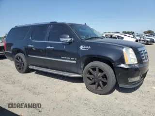 2007 Cadillac Escalade ESV with VIN 1GYFK66827R193613, listed as a Copart auction lot 54073125 with 214,923 mi miles and Salvage Title. Bid and sale history available at carsss.com. Image 4.