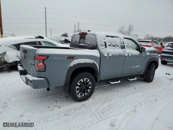 2024 Nissan Frontier PRO-4X with VIN 1N6ED1EK0RN630091, listed as a Copart auction lot 88705595 with 9,059 mi miles and Clean Title. Bid and sale history available at carsss.com. Image 3.