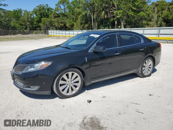 2013 Lincoln MKS EcoBoost with VIN 1LNHL9FT8DG603948, listed as a Copart auction lot 49908455 with 133,493 mi miles and Salvage title. Bid and sale history available at DreamBid. Image 1.