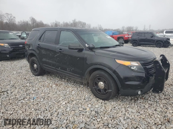 2014 Ford Utility Police Interceptor with VIN 1FM5K8ARXEGA70806, listed as a Copart auction lot 81811304 with 137,051 mi miles and Clean Title. Bid and sale history available at carsss.com. Image 4.