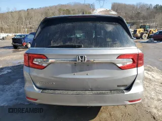 2019 Honda Odyssey EX with VIN 5FNRL6H59KB074264, listed as a Copart auction lot 87653495 with 104,422 mi miles and Salvage Title. Bid and sale history available at carsss.com. Image 6.