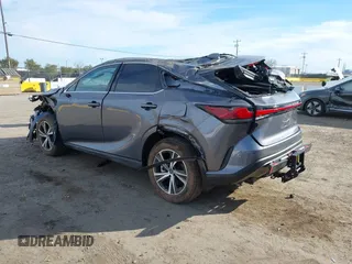 2023 Lexus RX with VIN 2T2BBMCA2PC002598, listed as a IAAI auction lot 41623493 with 17,912 mi miles. Bid and sale history available at carsss.com. Image 3.