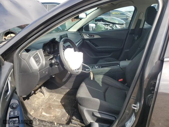 2017 Mazda Mazda3 4-Door Sport with VIN 3MZBN1U78HM154310, listed as a Copart auction lot 46696655 with 127,536 mi miles and Salvage Title. Bid and sale history available at carsss.com. Image 7.