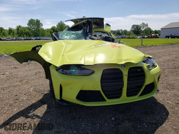 2023 BMW M3 Competition xDrive z VIN WBS43AY00PFN31959, wystawiony jako Copart lot #56270704 z przebiegiem Nie podano mil oraz Szkody całkowita. Historia ofert i sprzedaży dostępna na DreamBid. Obrazek 5.