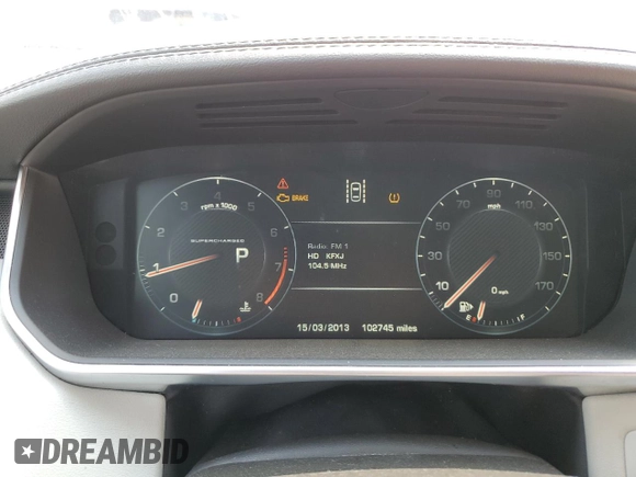 2016 Land Rover Range Rover Sport Dynamic with VIN SALWR2EF7GA544243, listed as a Copart auction lot 55601755 with 102,745 mi miles and Clean Title. Bid and sale history available at DreamBid. Image 9.