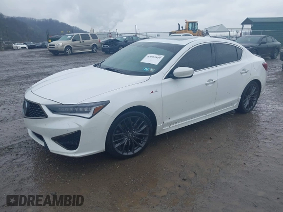 2022 Acura ILX Premium with VIN 19UDE2F82NA005781, listed as a IAAI auction lot 42002849 with 24,795 mi miles and . Bid and sale history available at DreamBid. Image 16.