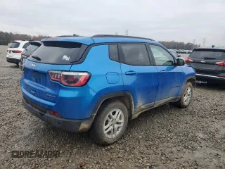 2018 Jeep Compass Sport with VIN 3C4NJCAB2JT287351, listed as a Copart auction lot 83685394 with 67,046 mi miles and Salvage Title. Bid and sale history available at carsss.com. Image 3.