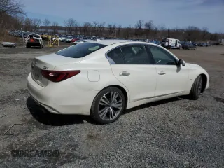 2018 Infiniti Q50 3.0t LUXE with VIN JN1EV7AR9JM433505, listed as a Copart auction lot 51435535 with 108,232 mi miles and Salvage Title. Bid and sale history available at carsss.com. Image 3.