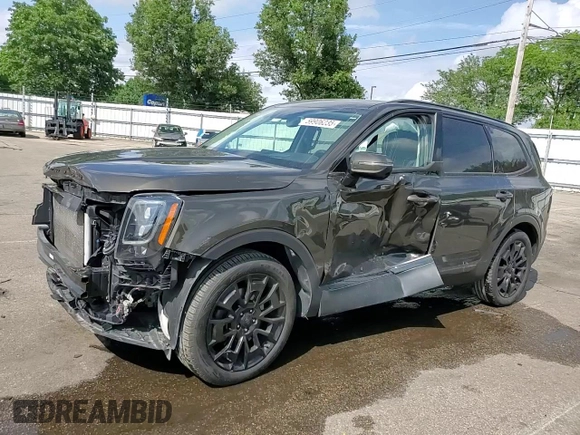 2021 Kia Telluride SX with VIN 5XYP5DHC6MG186195, listed as a Copart auction lot 59906235 with 77,626 mi miles and Salvage title. Bid and sale history available at DreamBid. Image 14.